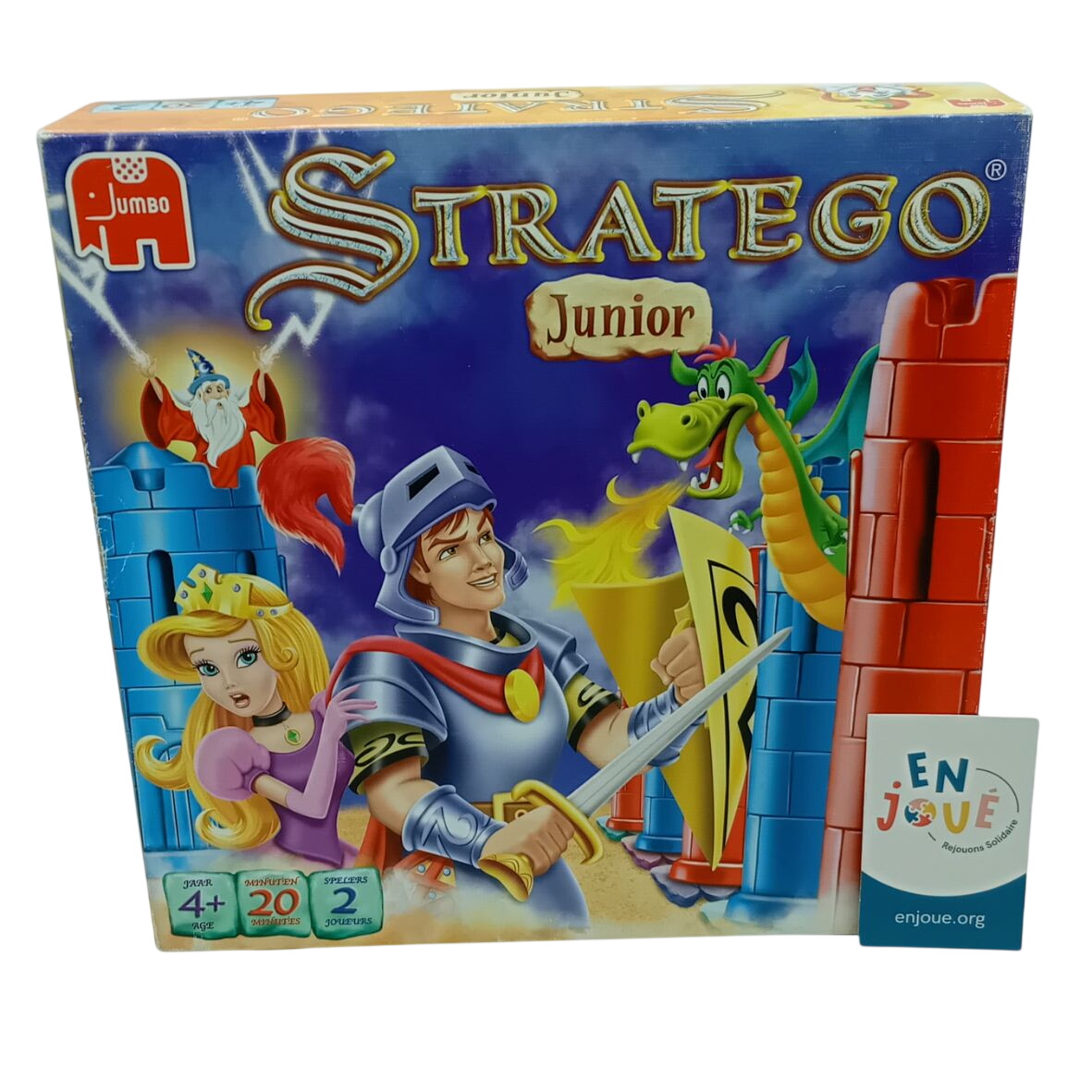 Jeu de société - Stratego - Jumbo - A partir de 4 ans. Bon état -  reconditionné disponible sur Label Emmaüs